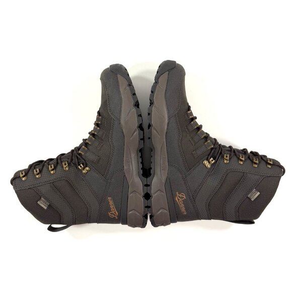 Danner Mens Boots Vital 8" Sz 8.5 Brown Leather Textile Waterproof Hunting Shoes - Picture 5 of 16
